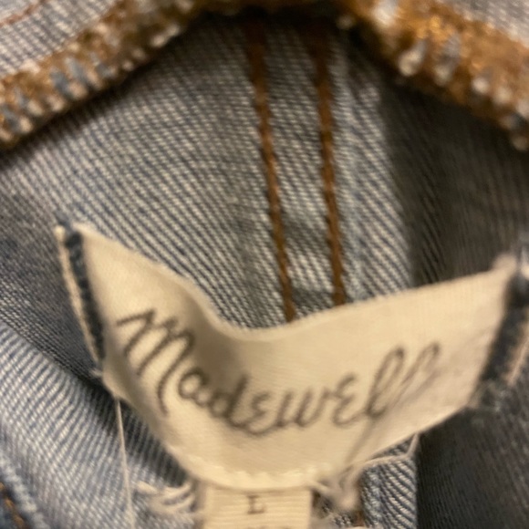 Madewell Denim Overalls size (L). - Picture 6 of 8